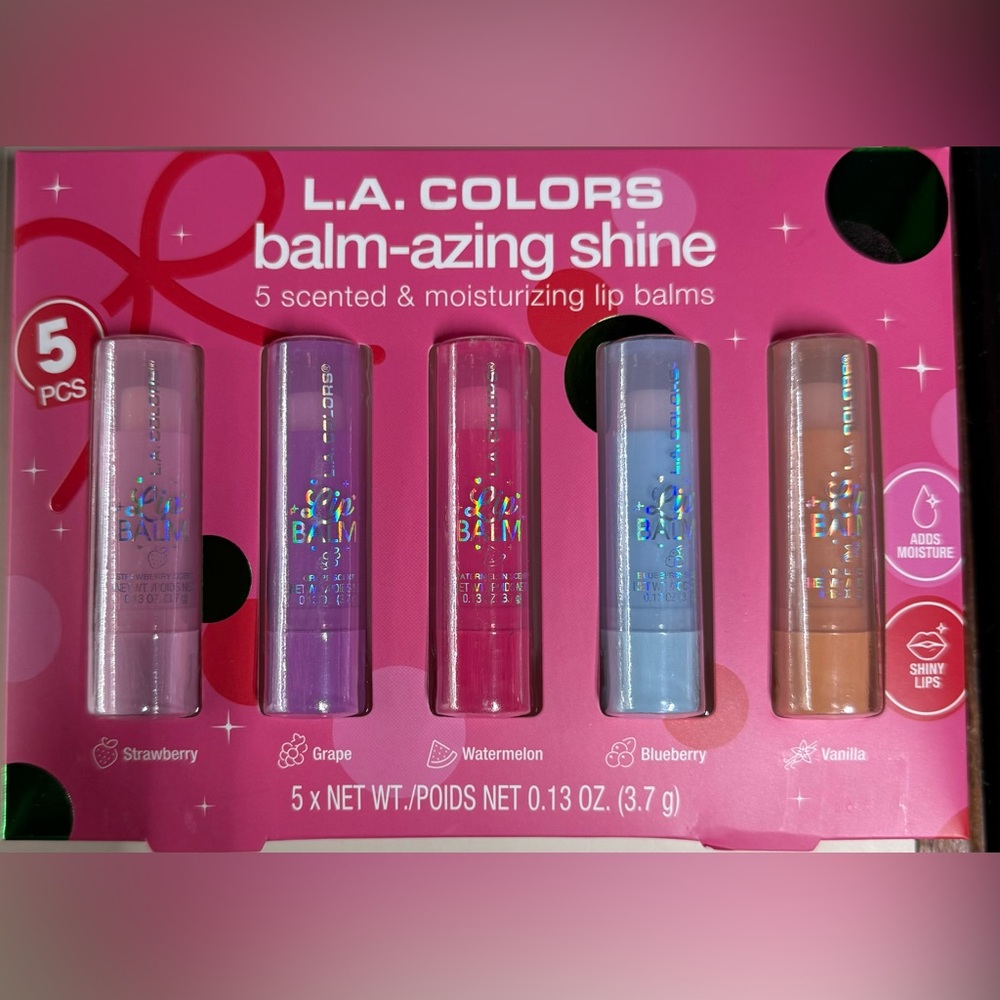 L.A. Colors Balm-Azing Shine Lip Balm Collection